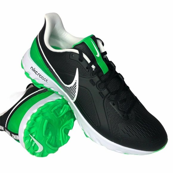 Nike Men React Infinity Pro Black Green Golf Shoes main image 2